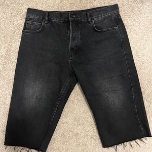 Anine Bing Black Jean Shorts Size 31